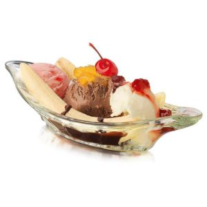 Crisa Banana Split Dish